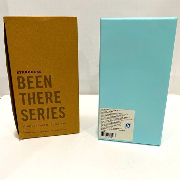 Starbucks Been There Series 16oz Tumbler Shanghai City China Blue New With Tags - Picture 3 of 13